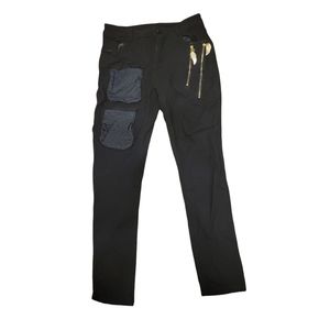 Womens Large black emo cargo pants